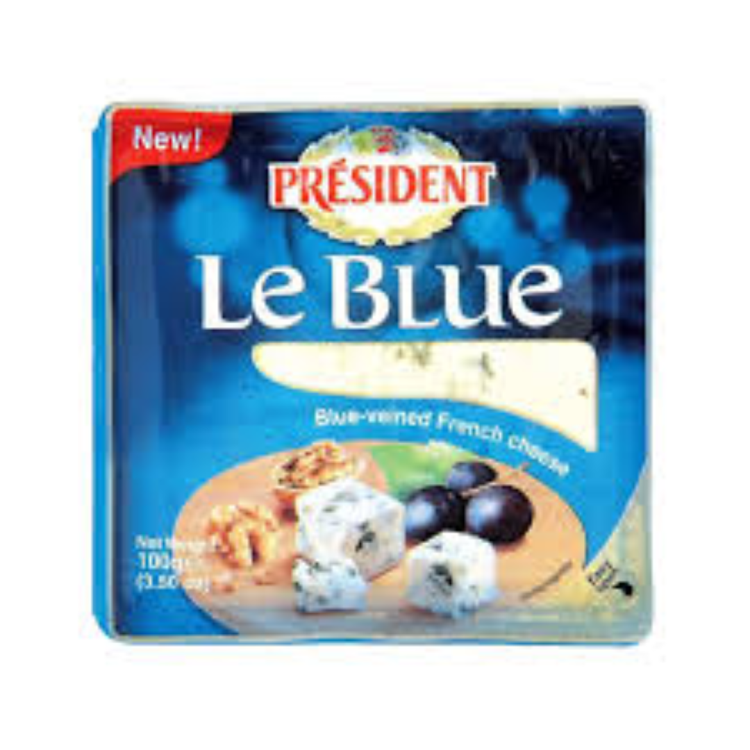 PRESIDENT BLUE CHEESE SLICE 100G